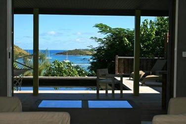 La suite vue mer offre une trs belle vue sur la mer