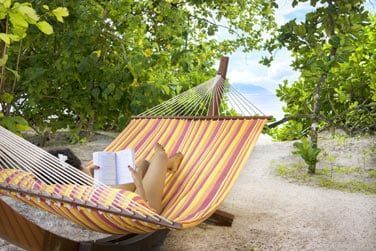 ou prenez tout simplement le temps dans votre hamac  l'ombre des palmiers !