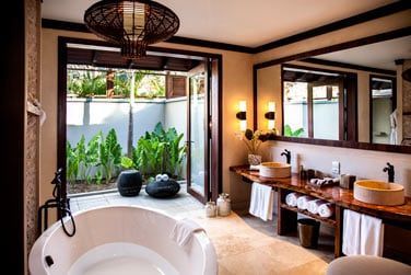 Salle de bain en villa