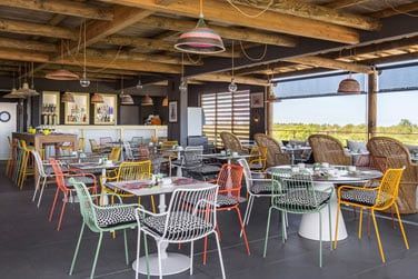 Vue imprenable sur l'Ermitage depuis le restaurant !