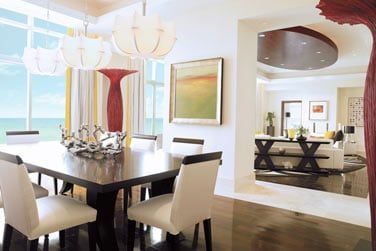 L'espace salle  manger de la Suite Prsidentielle