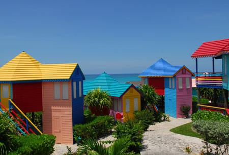 Le Compass Point se compose de 18 bungalows