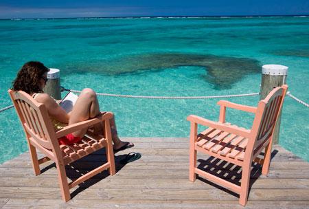 Une eau turquoise comme seul dcor...