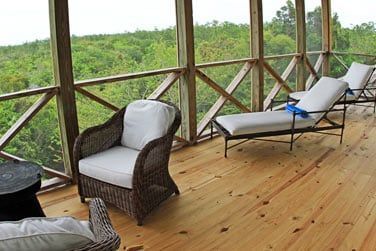 La terrasse spacieuse