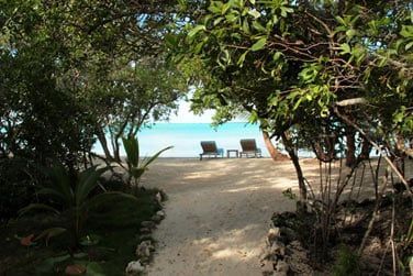 Accs plage en Pool Villa