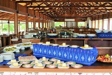 Les buffets sont varis pour le plus grand plaisir de tous