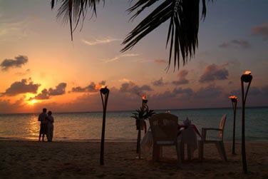 Et pourquoi pas un dner priv sur la plage?