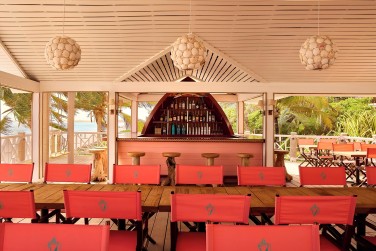 Le Beach Bar,et conu comme une paillote...
