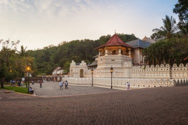 Le fameux temple de la dent � Kandy