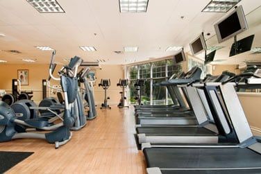 La salle de fitness  votre disposition