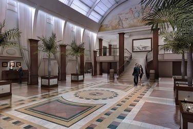 L'htel est bti sur le site d'un ancien fort