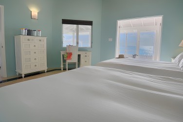 Un des chambres en villa