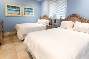 Un des chambres en villa