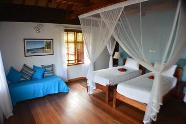 La villa 2 chambres avec lits jumeaux