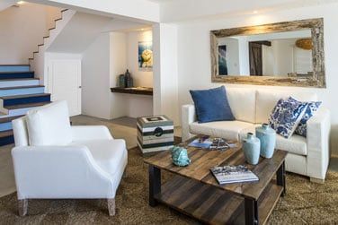 Le coin salon de la Villa Coin de Mire