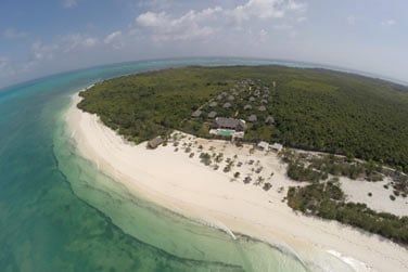 Situ sur la pninsule de Michamvi, sur la cte Sud-Estd de Zanzibar