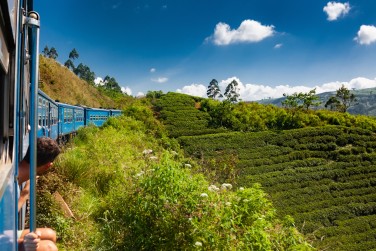 Le fameux train entre Kandy et Nuwara Eliya