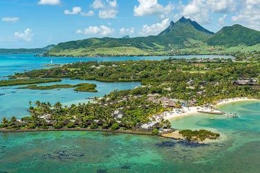 Situ  Beau Champ sur la cte Est de l'le Maurice