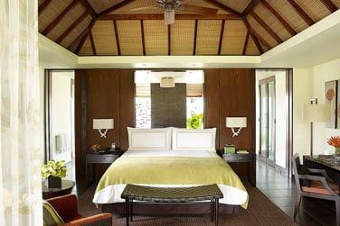 Chambre des villas vue Mangrove, Lagon et Jardin