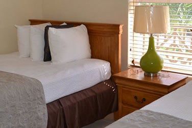 Les chambres simples et confortables...