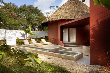 L'espace extrieur de la Jungle Villa