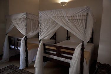 L'une des chambres dispose de 2 lits Queen Size