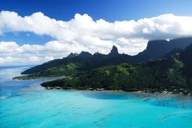 Situ sur l'le de Moorea