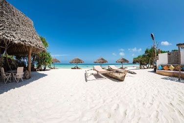 A proximit de la somptueuse plage de Muyuni (service de navette organis par l'htel)