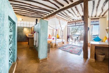 La salle de bain de la Suite Blu Breeze