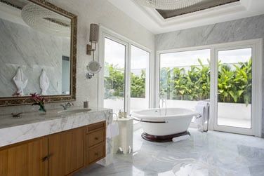 Salle de bain de la Suite Psidentielle Zamani