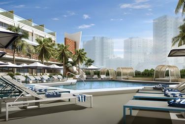 Dtente et farniente au soliel vous attendent au bord de la piscine