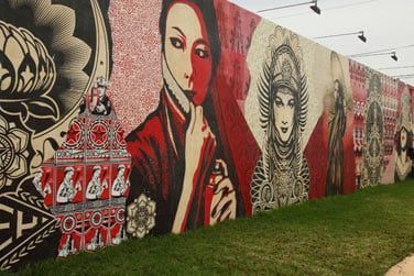 Les murs de la ville sont les toiles de prdilection des artistes de rue