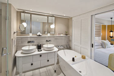 La salle de bain de la chambre Prestige