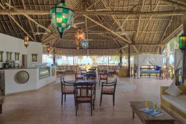 La terrasse du Caf Blu Deli