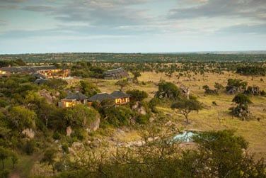 Les lodges se fondent parfaitement avec l'environnement