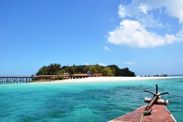 Le lagon turquoise regorge de trsors aquatiques