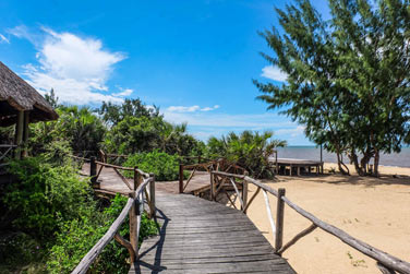 La petite rserve animalire de Saadani se trouve  seulement 15 minutes de vol de Zanzibar