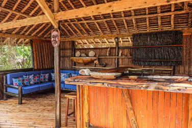 Profitez de l'ambiance chaleureuse de ce lodge !