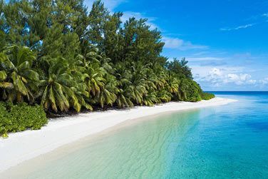 Des eaux turquoise  perte de vue ...