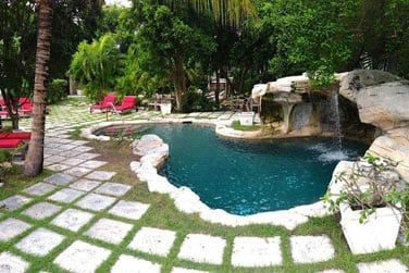 Un cadre charmant, typiquement bahamen