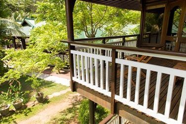 En plein coeur du jardin