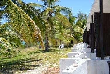 Votre terrasse face au lagon...