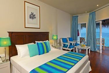 Et les bungalows sur pilotis.