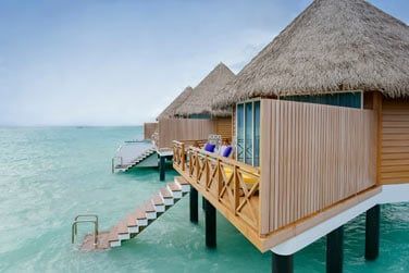 Voici les villas sur pilotis