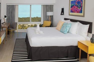 Vous aurez le choix entre des chambres avec vue sur l'�le