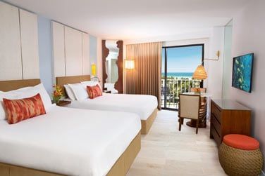 L'htel propose des Chambres Deluxe et Premium avec vue terrasse