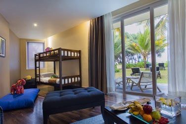 ... Et d'une chambre avec lits superposs pour vos enfants.