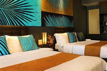 Et voici les chambres suprieures pouvant accueillir jusqu' 2 adultes et 2 enfants.