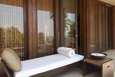 Un lit de repos en plein air