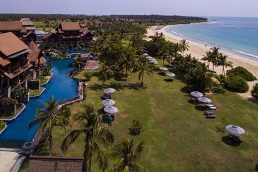 Situ juste au bord de la belle plage de Passikudah